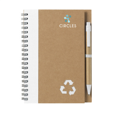 Logotrade advertising product image of: Recycle Note-L Paper notebook