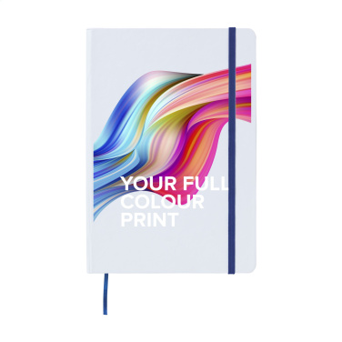 Logo trade corporate gifts image of: WhiteNote A5 Paper notebook