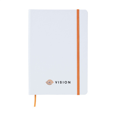 Logo trade promotional items picture of: WhiteNote A5 Paper notebook