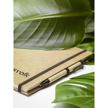 Logo trade promotional giveaways picture of: Pocket ECO Paper A5 notebook