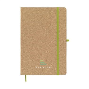 Logo trade promotional items picture of: CorkNote A5 Paper notebook