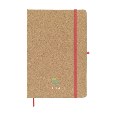 Logo trade promotional gifts image of: CorkNote A5 Paper notebook