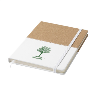 Logo trade promotional giveaways picture of: Journal Cork Paper Notebook