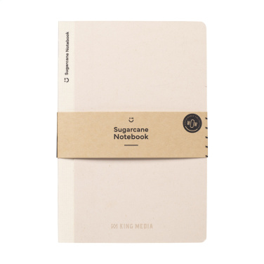 Logo trade advertising product photo of: Sugarcane Paper Notebook A5