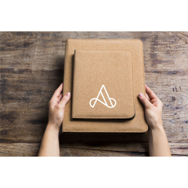 Logo trade business gift photo of: Eco Conference Cork A4 document folder