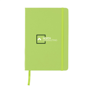 Logo trade promotional gifts picture of: BudgetNote A5 Blanc Paper notebook