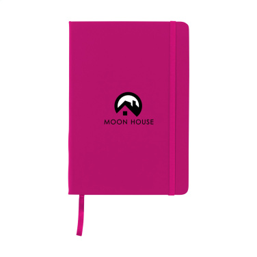 Logotrade promotional gift image of: BudgetNote A5 Blanc Paper notebook