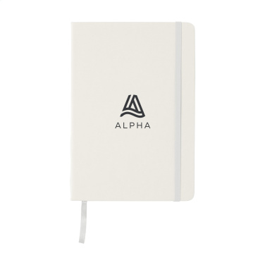 Logo trade promotional product photo of: BudgetNote A5 Blanc Paper notebook