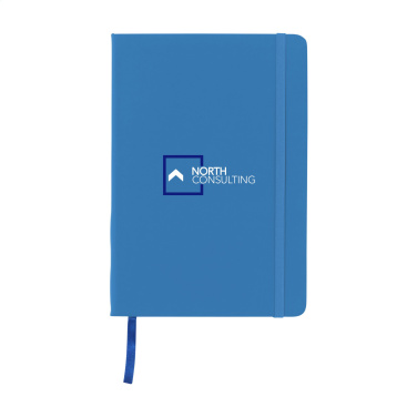 Logo trade promotional merchandise photo of: BudgetNote A5 Lines Paper Notebook