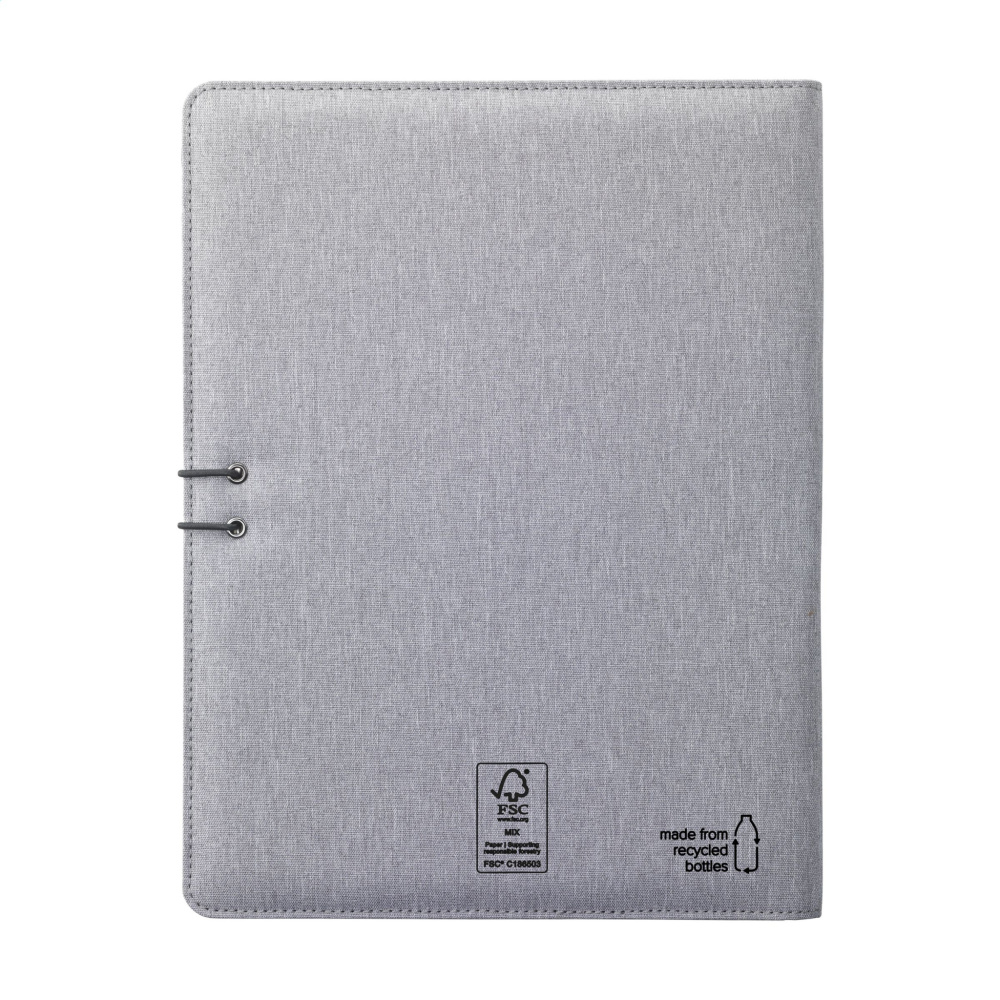 Logo trade promotional merchandise picture of: Quest Portfolio RCS RPET A4  document folder