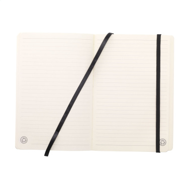 Logotrade promotional merchandise image of: Monti Recycled Leather - Paper Notebook A5