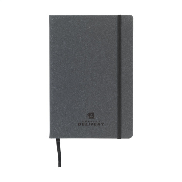 Logotrade promotional merchandise picture of: Montana Recycled Leather Paper Notebook A5