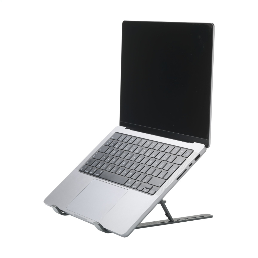 Logo trade business gift photo of: Standby GRS Recycled Alu Laptop Stand