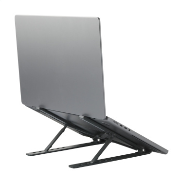 Logo trade business gift photo of: Standby GRS Recycled Alu Laptop Stand