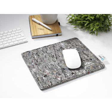 Logo trade corporate gifts picture of: Wolkat Tangier Recycled Textile Mousepad