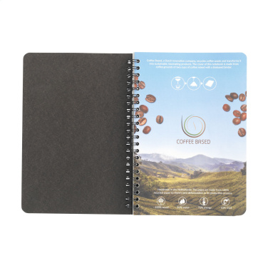 Logotrade advertising product picture of: Coffee Paper Notebook Wire-O A5