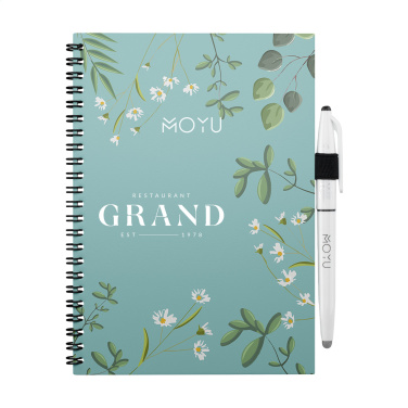 Logo trade promotional item photo of: MOYU Erasable Stone Paper Notebook Custom SoftCover