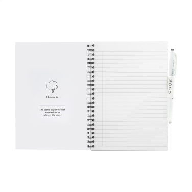 Logo trade advertising products image of: MOYU Erasable Stone Paper Notebook Custom SoftCover