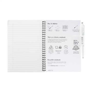 Logo trade promotional products image of: MOYU Erasable Stone Paper Notebook Custom SoftCover