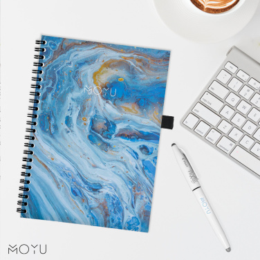 Logotrade promotional giveaway image of: MOYU Erasable Stone Paper Notebook Custom SoftCover