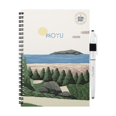 Logo trade business gift photo of: MOYU Erasable Stone Paper Notebook Custom SoftCover