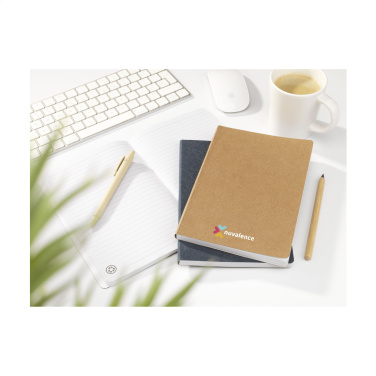 Logotrade advertising product image of: Paper Notebook GRS Washable Kraft Cover A5