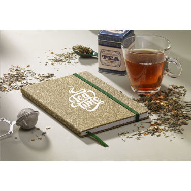 Logo trade promotional items picture of: TeaGround Cork Paper Notebook A5