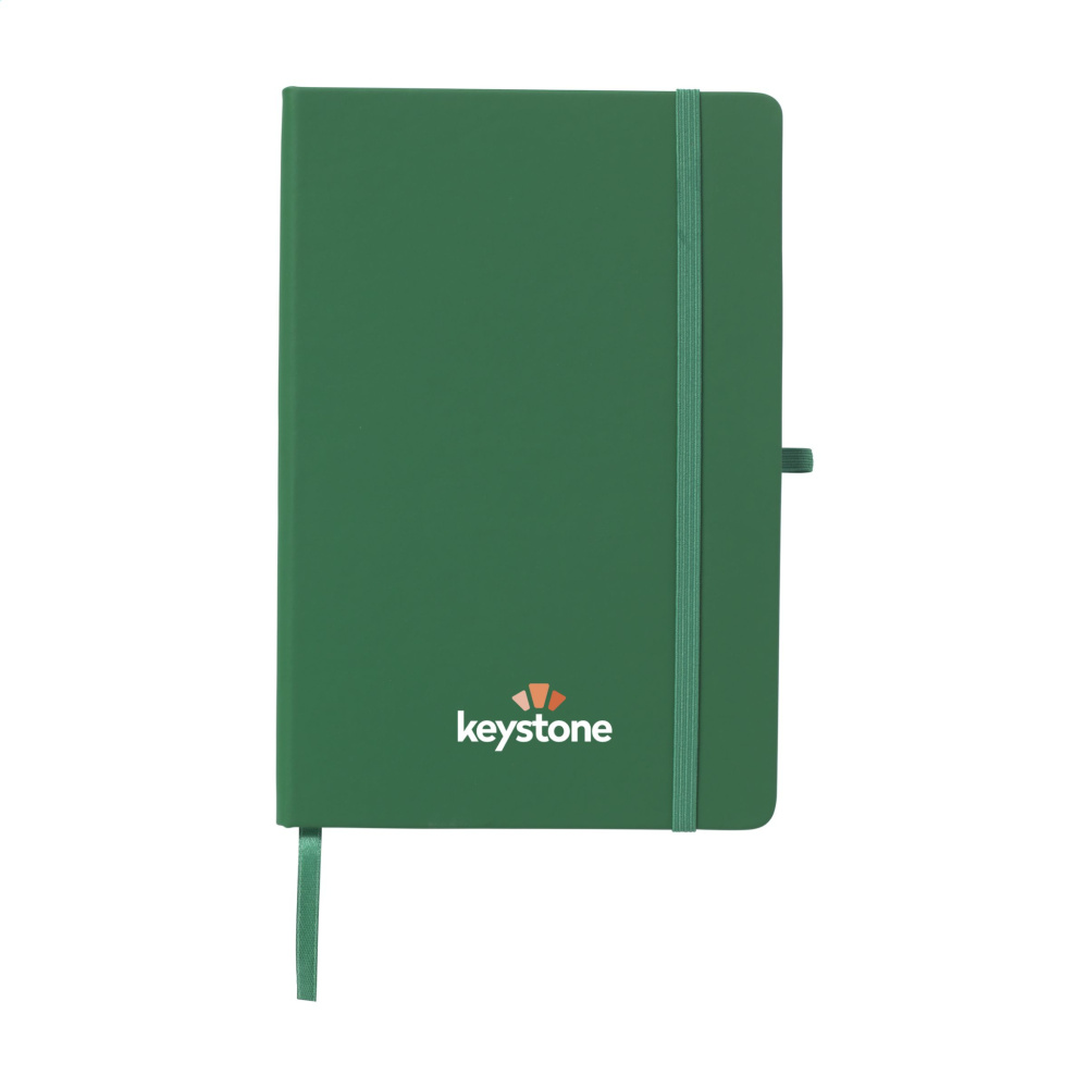 Logo trade promotional gifts image of: Recycled GRS PU Paper Notebook A5