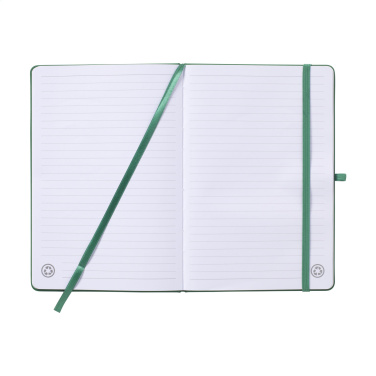 Logo trade corporate gift photo of: Recycled GRS PU Paper Notebook A5