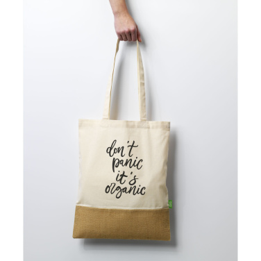 Logo trade promotional product photo of: Combi Organic Shopper (160 g/m²) bag