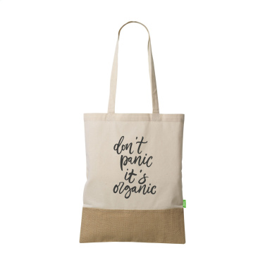 Logo trade corporate gifts picture of: Combi Organic Shopper (160 g/m²) bag