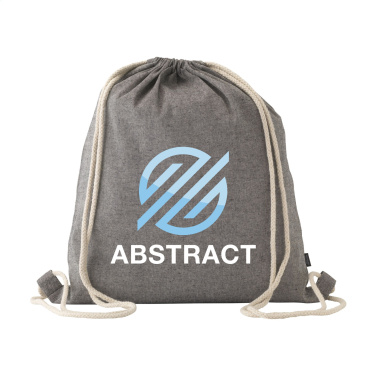 Logotrade business gifts photo of: GRS Recycled Cotton PromoBag (180 g/m²) backpack