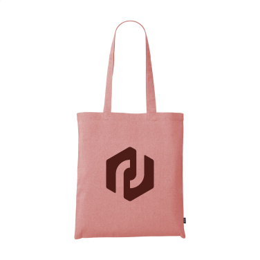 Logo trade promotional gifts image of: GRS Recycled Cotton Shopper (180 g/m²) bag