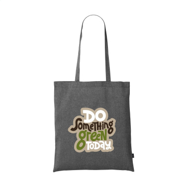 Logotrade promotional product picture of: GRS Recycled Cotton Shopper (180 g/m²) bag