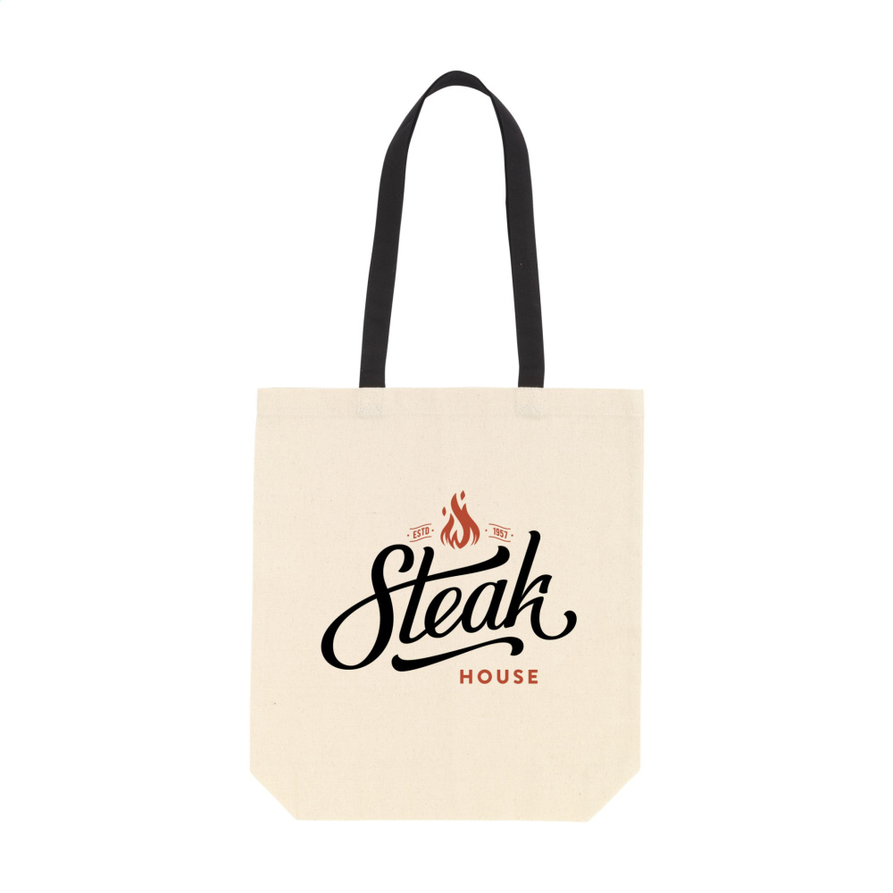 Logo trade promotional giveaways image of: Canvas Shoppy Colour (220 g/m²) bag