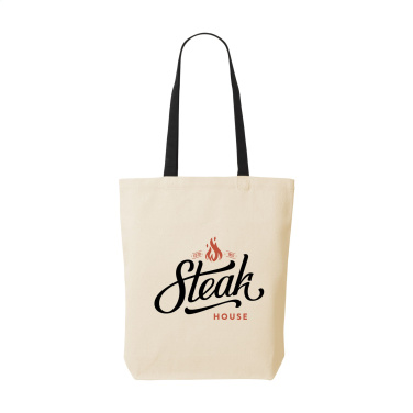 Logo trade promotional gifts picture of: Canvas Shoppy Colour (220 g/m²) bag