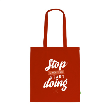 Logo trade promotional merchandise picture of: Organic Cotton Shopper (140 g/m²) bag