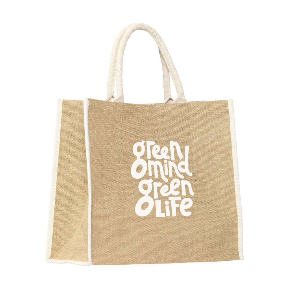 Logotrade promotional merchandise image of: Gerona Jute Shopper bag