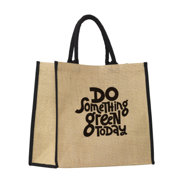 Logo trade promotional merchandise photo of: Gerona Jute Shopper bag