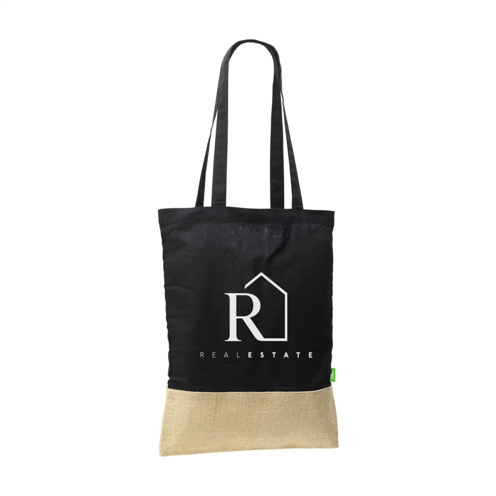 Logo trade promotional items image of: Combi Organic Shopper (160 g/m²) bag