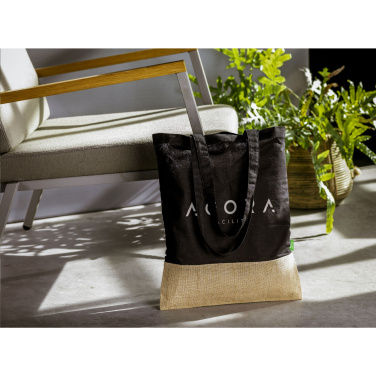 Logotrade promotional items photo of: Combi Organic Shopper (160 g/m²) bag