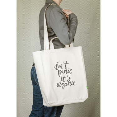 Logo trade corporate gift photo of: Organic Cotton Canvas Tote Bag (280 g/m²)