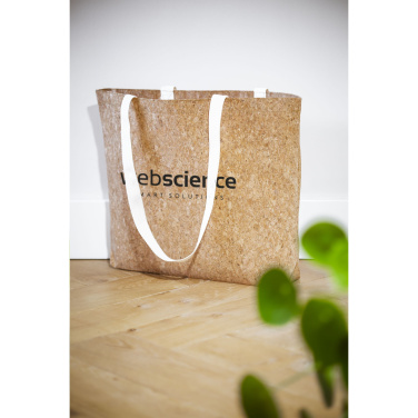 Logo trade advertising products image of: Lagos Cork Shopper bag