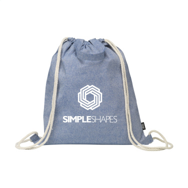 Logotrade promotional giveaways photo of: GRS Recycled Cotton PromoBag Plus (180 g/m²) backpack