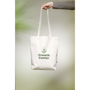 Logo trade promotional gifts picture of: GRS Recycled Canvas Bag Natural (260 g/m²)