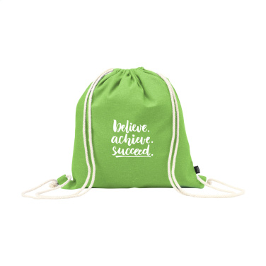 Logo trade promotional items picture of: PromoColour GRS Recycled Cotton Backpack (150 g/m²)