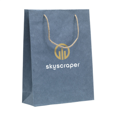 Logotrade advertising product image of: Leaf It Bag recycled with jeans fibres (180 g/m²) L