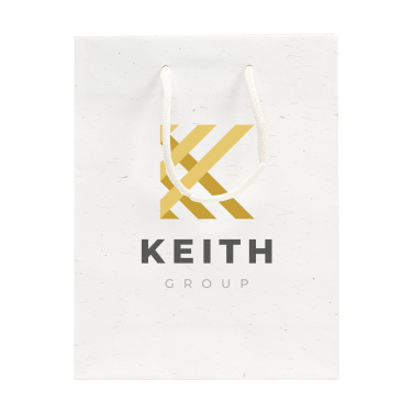 Logotrade advertising products photo of: Leaf It Bag recycled with straw fibres (180 g/m²) S