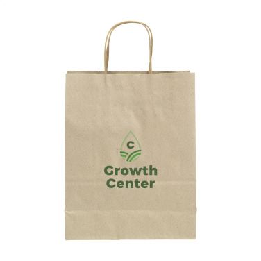 Logo trade promotional products picture of: Leaf It Bag recycled grass paper (90 g/m²) S