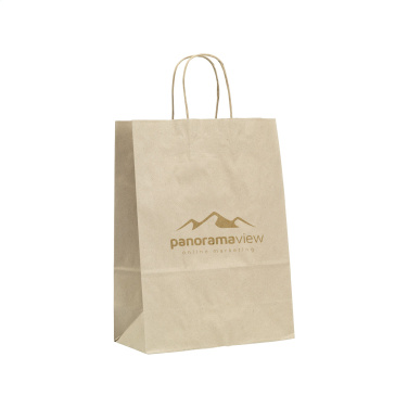 Logotrade promotional item image of: Leaf It Bag Wide recycled grass paper (90 g/m²) M